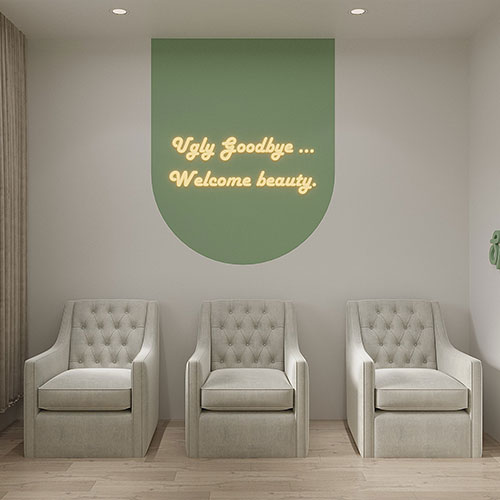 Thiết kế thi công căn hộ làm spa
